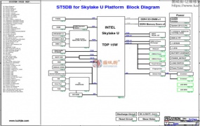 Acer Spin 3 SP315-51 Pegatron STRDB ST5DB Rev 1.0宏基笔记本电脑主板电路图