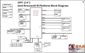 HP Stream 14-AX005UR Quanta OP9 0P9 DA0P9MB16D0 Rev 1A惠普笔记本主板维修原理图合集