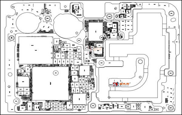 华为P30Pro VOG-L04/LX9 HL2VOGUEM手机图纸-主板元件位号图 -