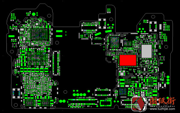 华为Mate20点位图PCB