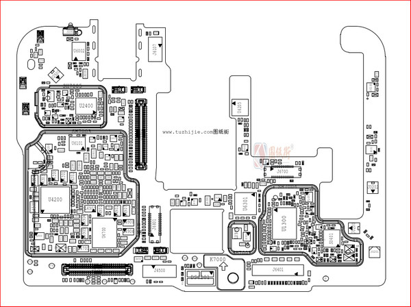 小米9T/K20电路图图纸+主板元件位号图+逻辑框图