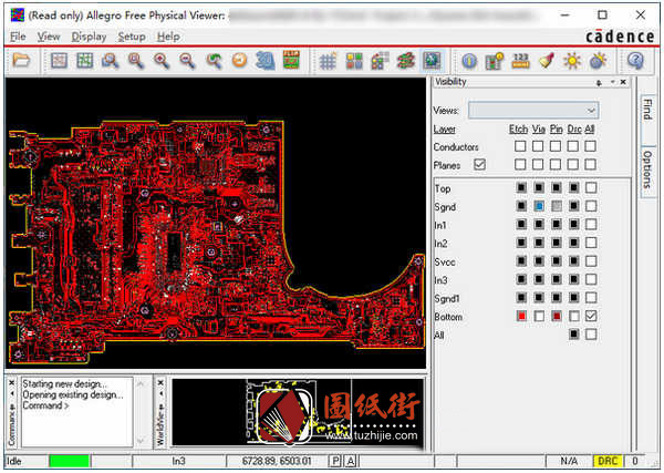 allegro_free_physical_viewer_15_2点位图查看软件