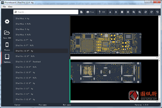 最新版phoneboard v1.9.0手机维修点位图软件