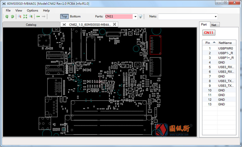 华硕chromebox CN62 1.0 60MS00G0-MB4A01主板点位图