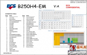 ECS B250H4-EM REV V:A精英电脑主板原理图