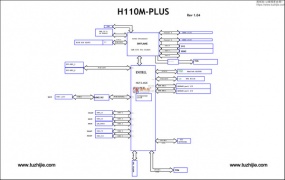 ASUS H110M-PLUS REV1.01华硕电脑主板维修图纸