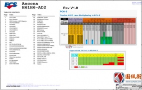ECS H61H6-AD2 Rev v1.0 精英台式电脑主板图纸