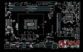Asus H81M-E Rev:1.03华硕电脑主板点位图
