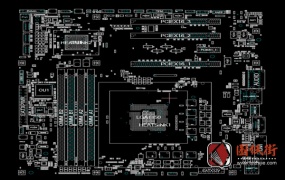 ASUS H61M-AG/AG2 M33AAG DP_MB REV 1.00 1.01 1.01B华硕台式电脑主板点位图
