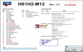 ECS H61H2-A H61H2-M2 H61H2-M12 H61H2-AIO REV 1.0精英台式电脑主板电路图合集