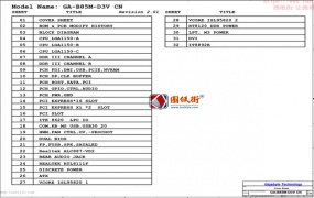 GA-B85M-D3V CN REV2.01 2.1 2.11技嘉主板电路图合集