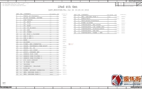 iPad4 X140 MLB 820-3249 051-9385苹果平板电路原理图纸