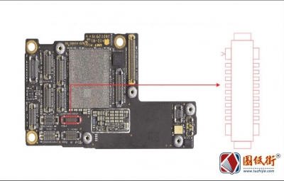 iPhone11Pro 红外镜头接口座对地阻值
