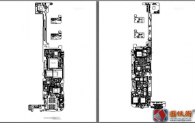 小米10手机维修电路原理图纸+主板元件位号图