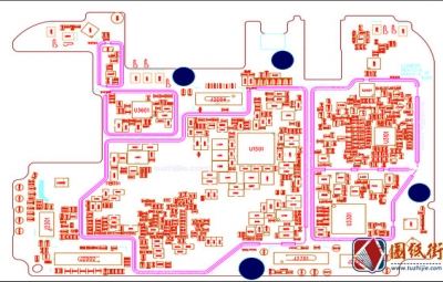 红米RedMi Y3 (LLDM520)主板元件位号图