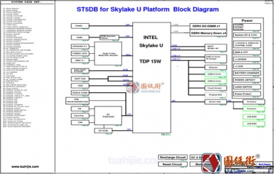 Acer Spin 3 SP315-51 Pegatron ST5DB REV 1.0宏基笔记本电路图