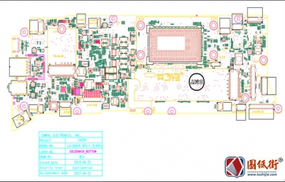 Lenovo 720S-14IKB CIZVO_S0 LA-E581P Rev 2A联想笔记本PDF点位图
