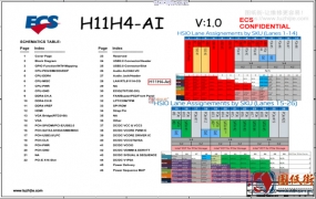 ECS H11H4-AI_V1.0精英主板维修电路图