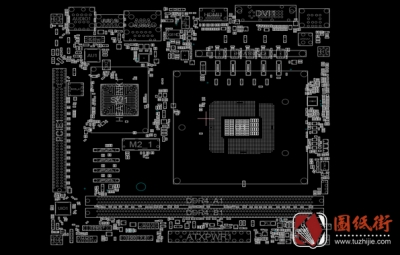 ASROCK H110M-ITX AC R1.00华擎主板维修点位图
