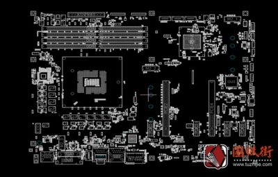 华擎ASRock Fatal1ty B250 Gaming K4 Rev 1.02电脑主板点位图