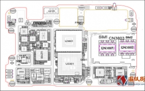 OnePlus 5T 2EC017-SB一加手机主板电路图+位号图