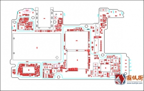 红米RedMi note7Pro手机主板+小板元件位号图