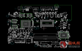 械机师T90-TB T90-TA GI5CPXX笔记本电脑主板点位图CAD+PDF