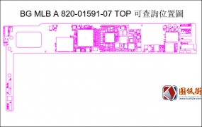 iPad mini5 WIFI 820-01591-07 J211 MLB-A苹果平板主板元件位置图