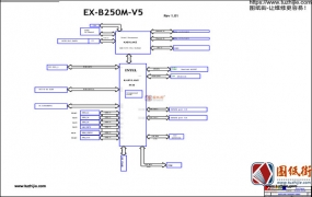 ASUS EX-B250M-V5 REV1.01华硕电脑主板维修图纸