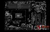 ASROCK B85M PRO4 REV 1.04 华擎台式机电脑主板点位图
