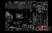 ASROCK B85M PRO4 REV 1.02 1.04 华擎台式机电脑主板点位图