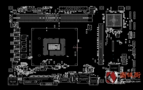 ASROCK H61M-VS4系列REV 1.01 1.02 1.03 1.04华擎主板维修点位图