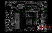 Acer Falcon ECS精英代工 B25H4-AM V1.0主板点位图CAD