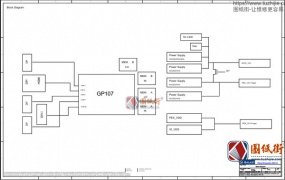 GALAXY P75L GP107 128b GDDR5 Rev V10影驰显卡线路图纸