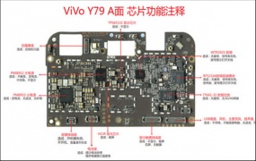 Vivo手机维修资料Y79芯片功能注释彩图