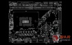 ASRock B360M-ITX_AC r1.05 80-MXB790-A01华擎台式电脑主板点位图下载