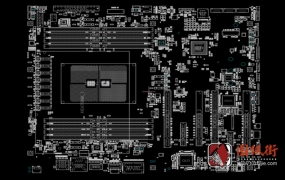 Asus PRIME X399-A Rev1.02A (60MB0V80-MB0A01)华硕台式电脑主板点位图