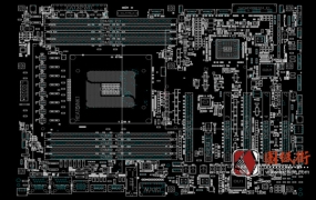 Asus X99-DELUXE REV 1.03B华硕台式电脑主板点位图