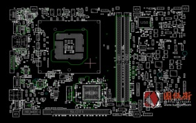 Dell Alienware X51 R3 – Andromeda R3 MB外星人电脑主板CAD点位图