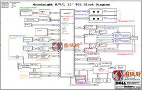 Dell Moonknight N-V-L 13 – 19880 N18S-G5 REV A00戴尔笔记本原理图