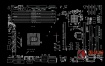 Gigabyte GA-B85M-HD3技嘉主板维修点位图