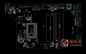Acer V3-331 V3-371 VA30_HB 13334-1宏基笔记本主板BRD点位图