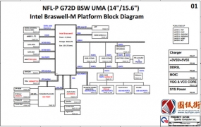 HP 14-BP系列Quanta G72D DAG72DMB6D0 REV 1A惠普笔记本主板电路图