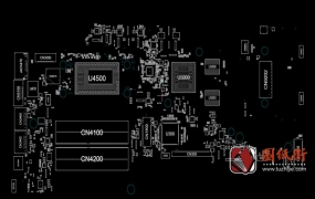 HP TPN-L130/HP 14-cf0052od HEDWIG-6050A2992901-MB-A02 (A2)惠普笔记本主板CAD点位图