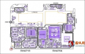 Meizu 17pro LD20-PM868-11魅族手机主板维修位号图
