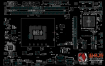 Gigabyte GA-H61M-K Rev 1.02 1.03 1.03R技嘉台式电脑主板点位图FZ