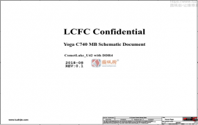 Lenovo Yoga C740-14IML FYG41 NM-C431 NM-C433 Rev 0.1联想笔记本电脑维修图纸