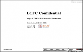 联想Yoga C740-14IML FYG41 NM-C431 NM-C433 Rev 1.0笔记本电脑主板电路原理图