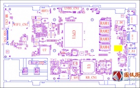 Lenovo Flex 3 IdeaPad 1-11ADA05 BM5012_V1.3联想笔记本电脑主板点位图PDF