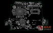 Dell Alienware m15 R6 G15 5511 GDP50 LA-K452P戴尔外星人笔记本主板点位图CAD